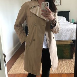 Banana Republic khaki trench coat